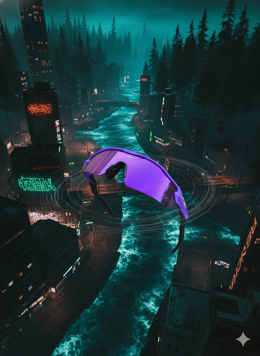 Óculos Radar EV Roxa Custom Lilac Metallic