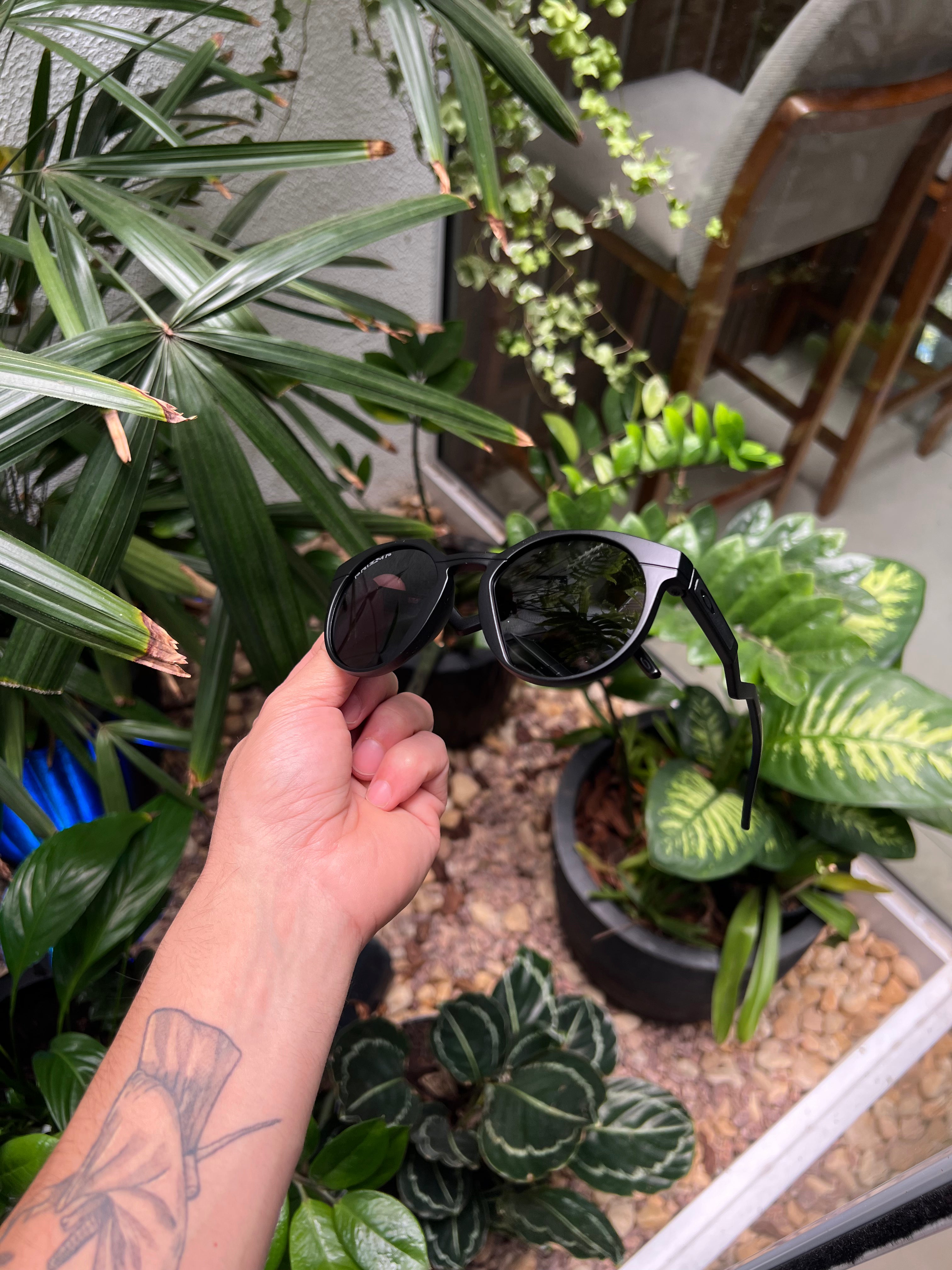 Óculos HSTN Preto - Matte Black Prizm Black