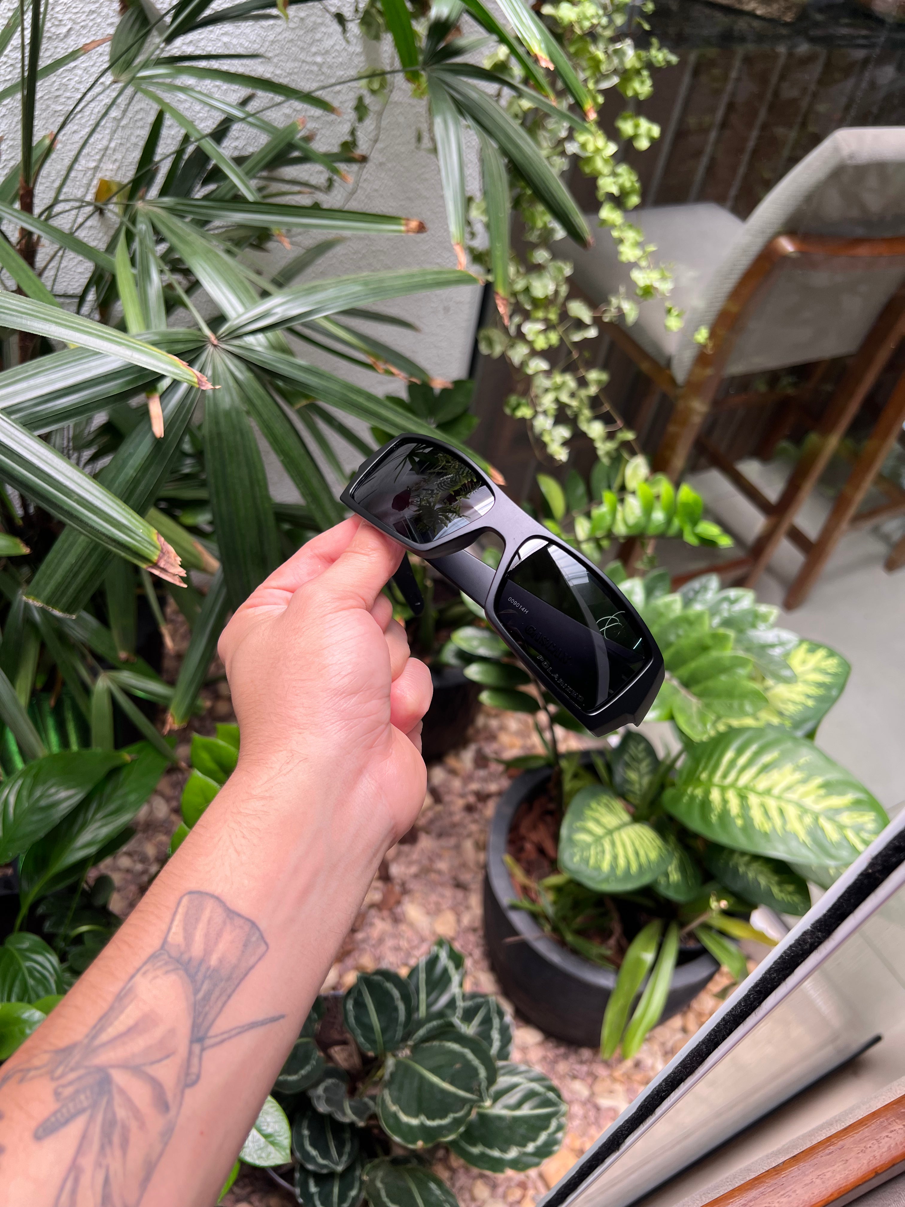 Óculos Gascan Preto - Matte Black Black Iridium