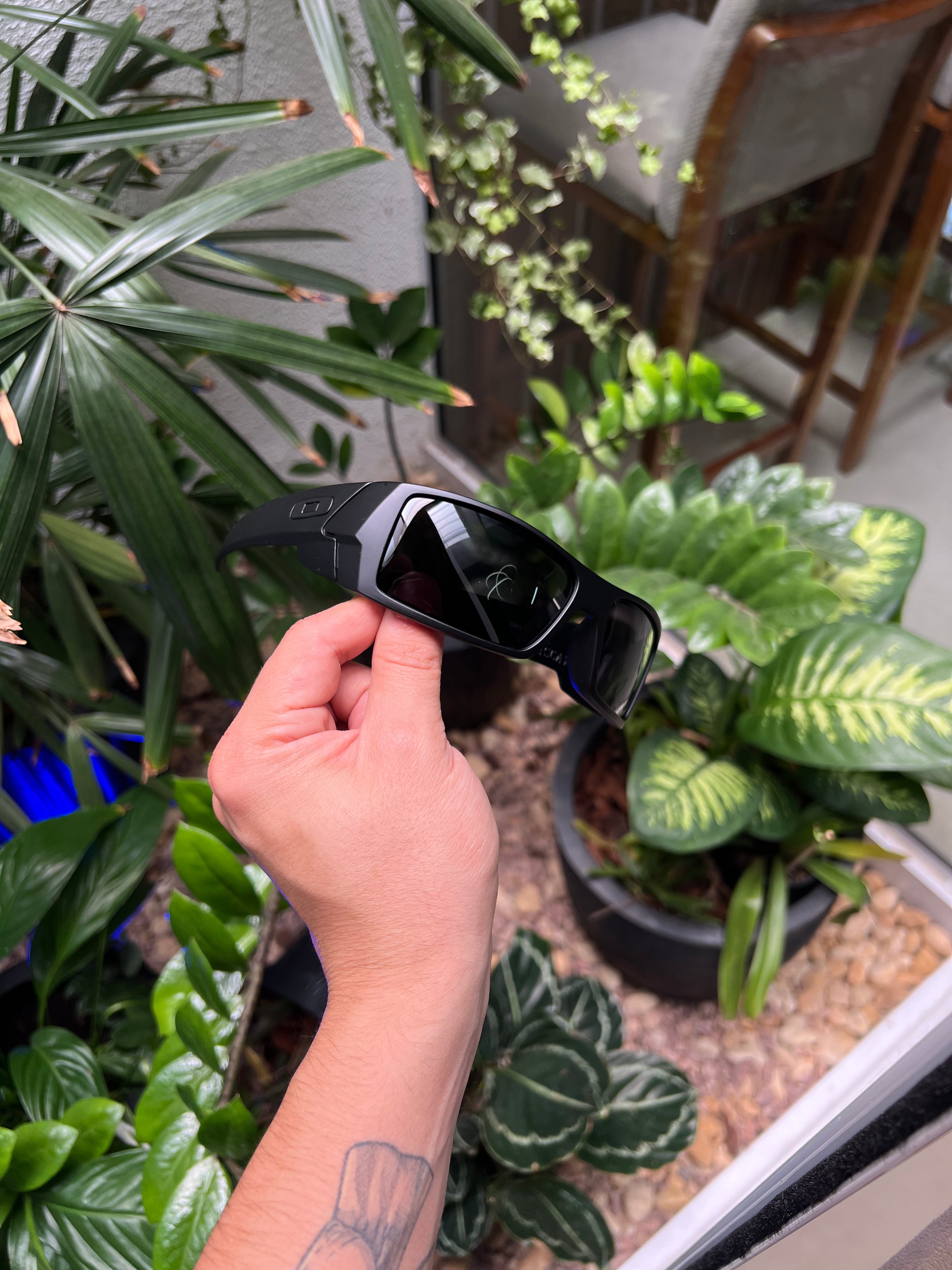 Óculos Gascan Preto - Matte Black Black Iridium