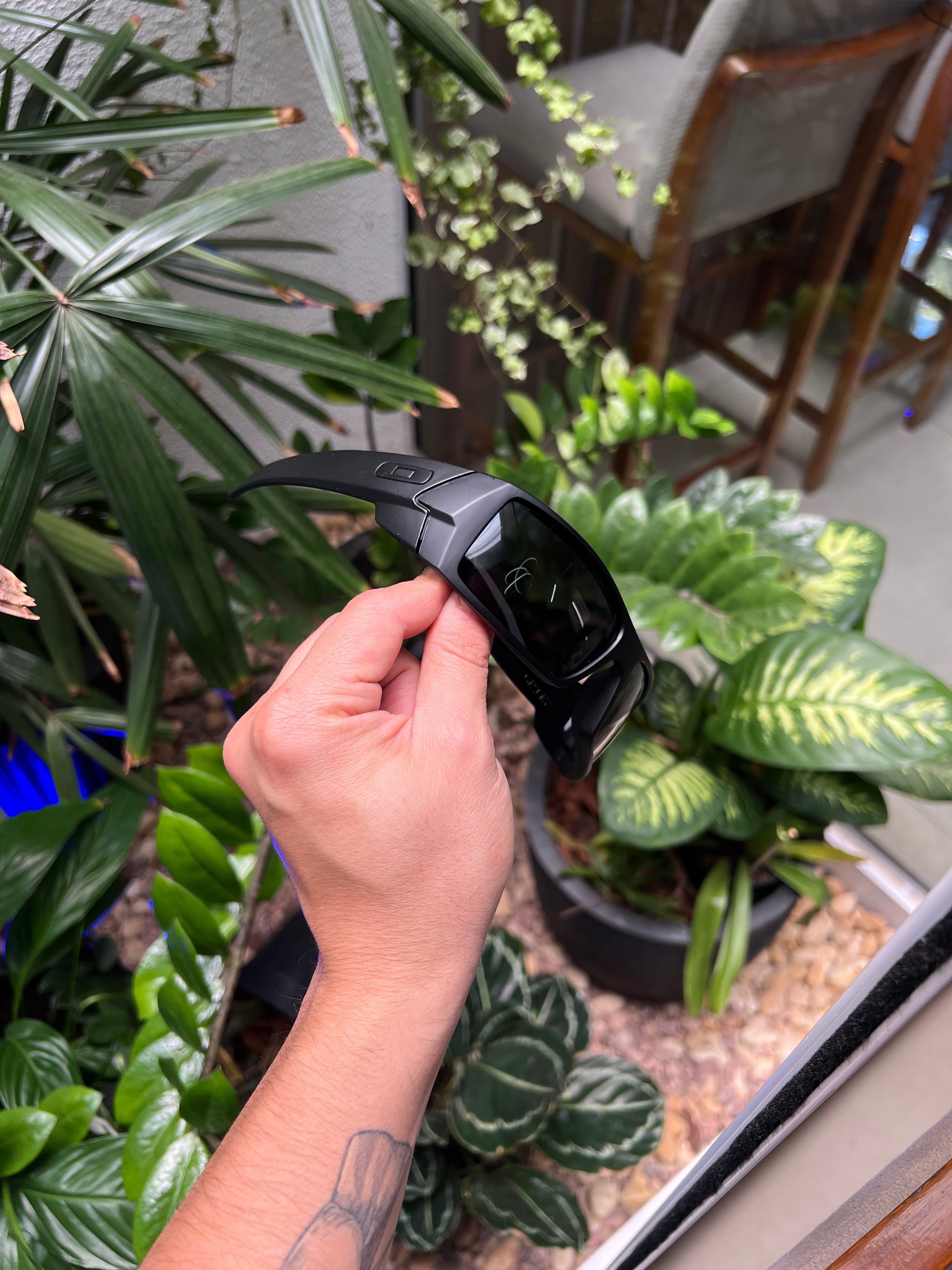 Óculos Gascan Preto - Matte Black Black Iridium