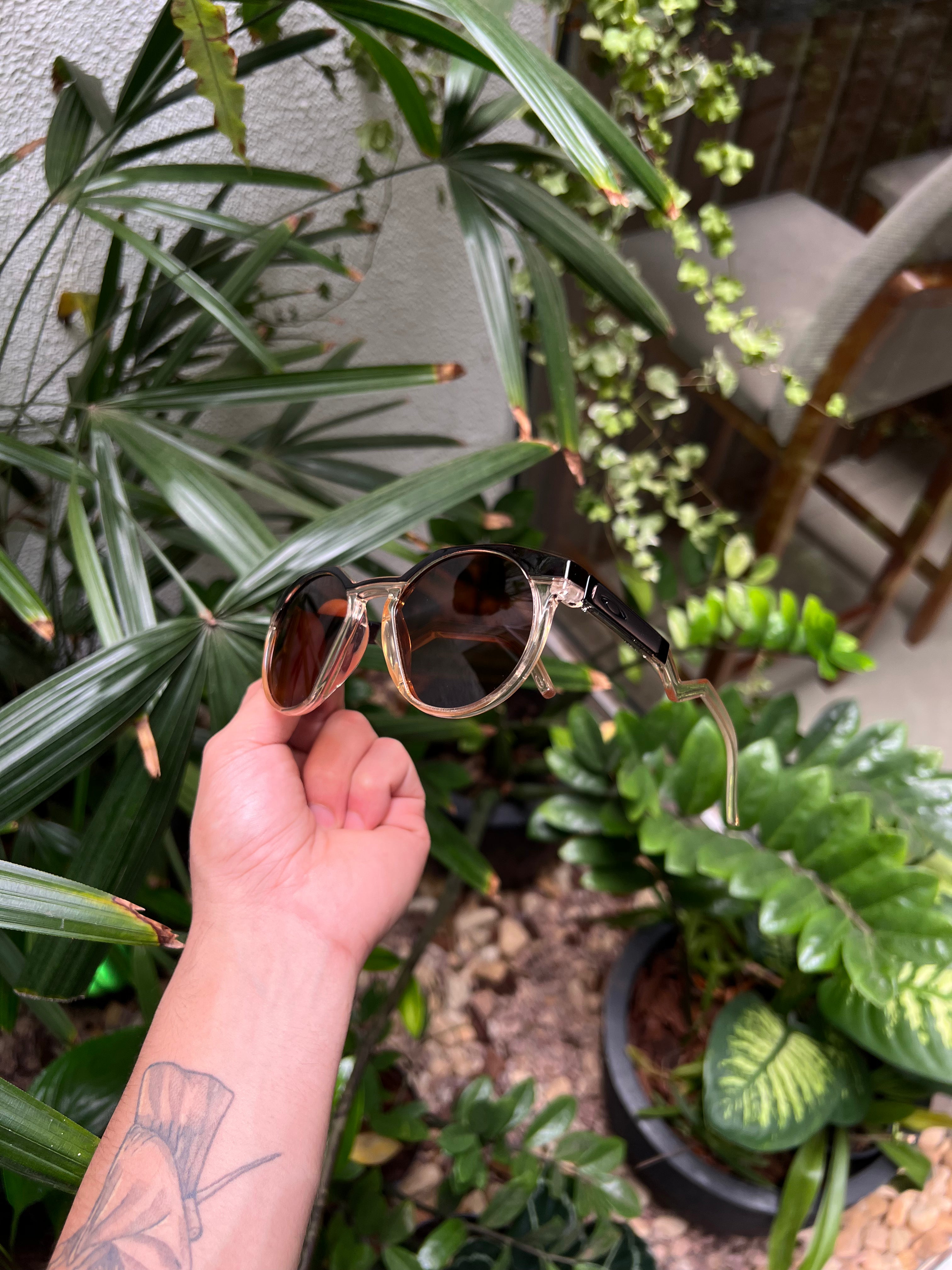 Óculos HSTN Marrom - Mbappé Signature/Prizm Tungsten