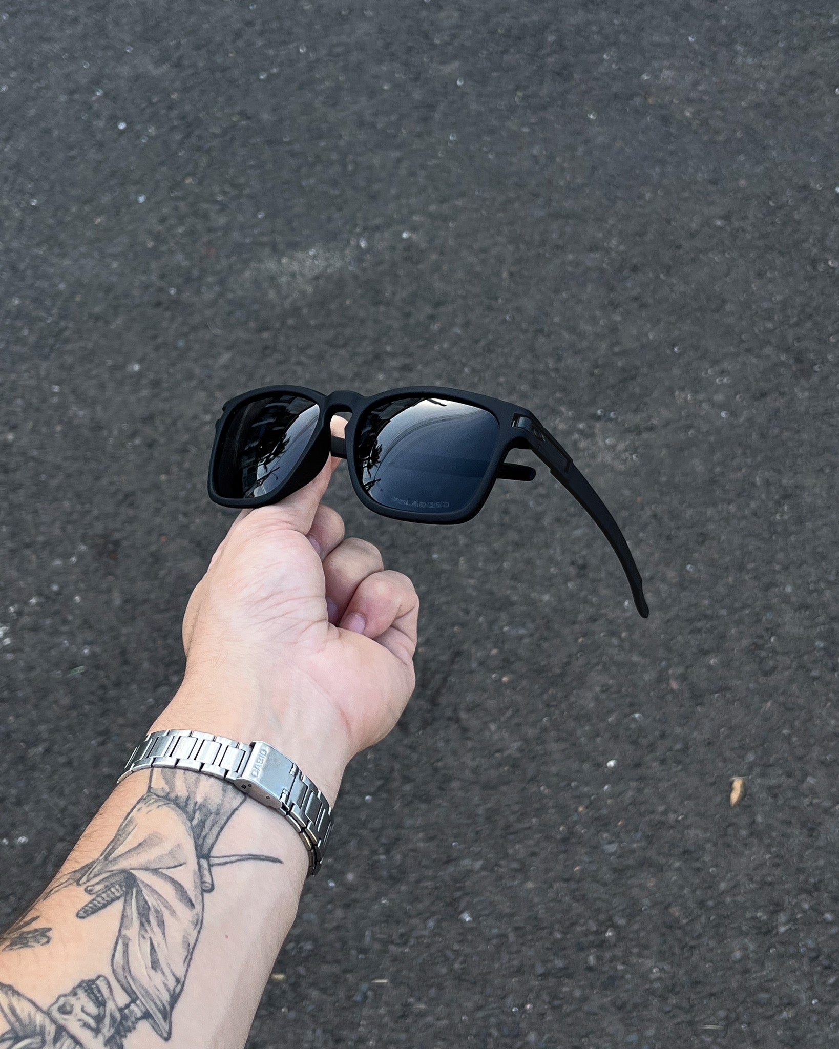 Óculos Latch Matte Black Black Iridium Polarized